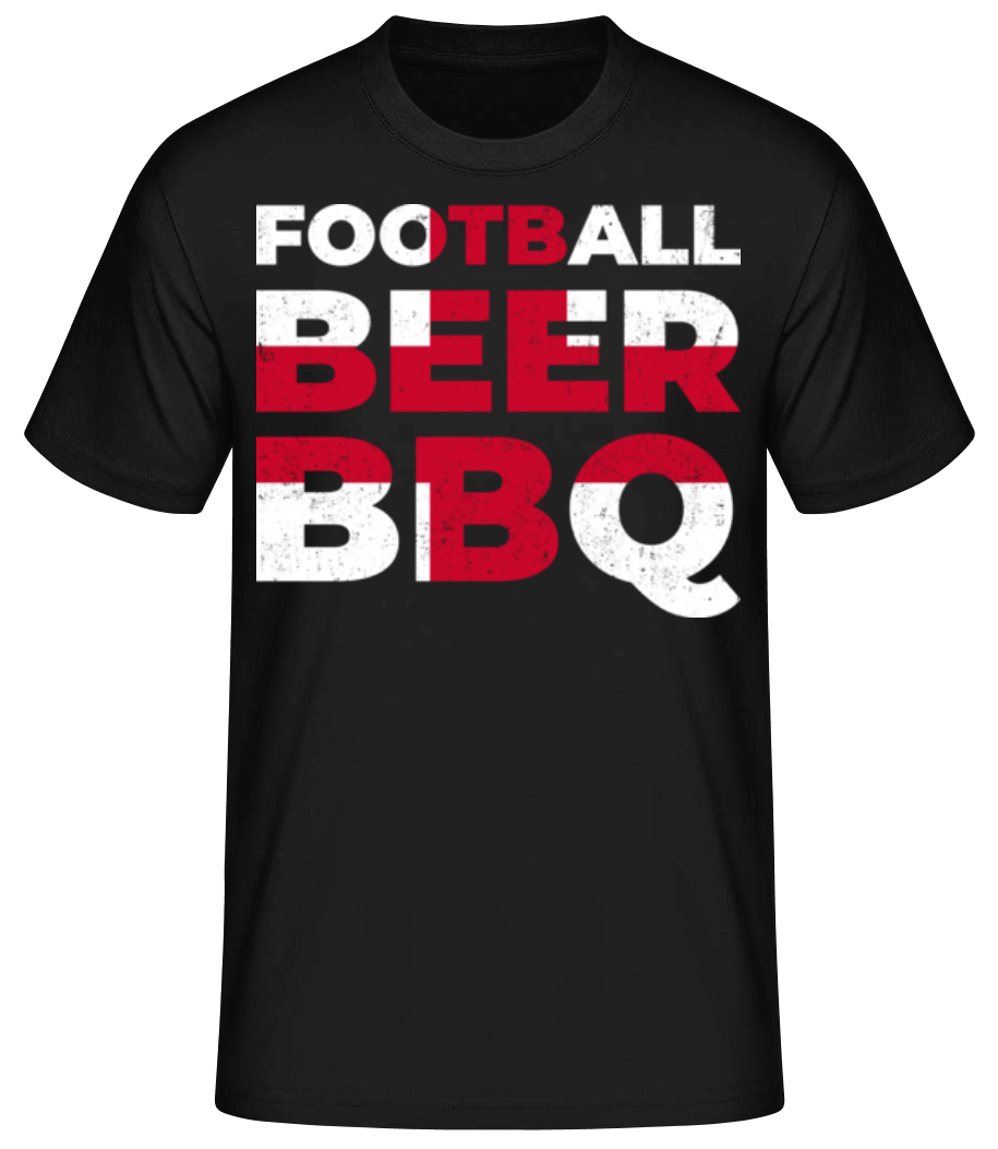 Football Beer BBQ · T-shirt standard Homme