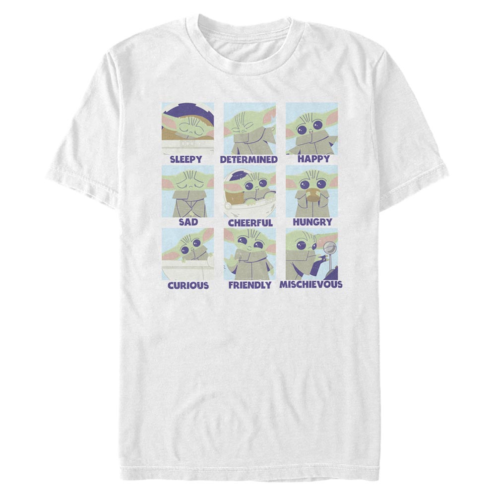 Star Wars - The Mandalorian - Yoda Emotions - Homme T-shirt