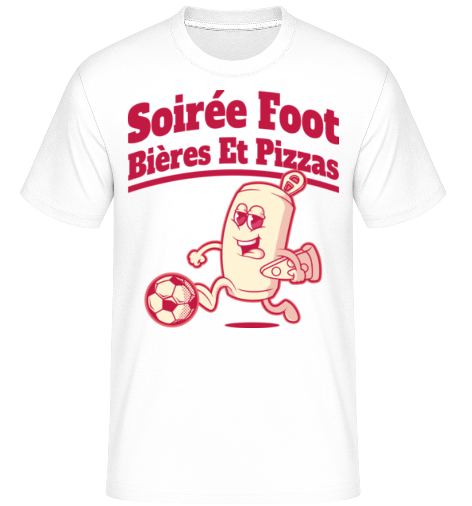 Soirée Foot Bières Et Pizzas ·  T-Shirt Shirtinator homme