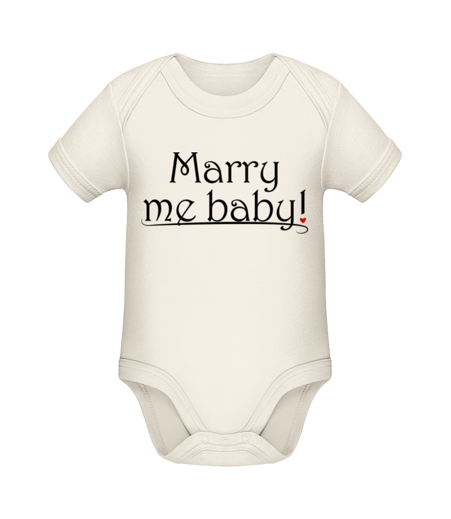 Marry Me Baby! · Body manches courtes bio