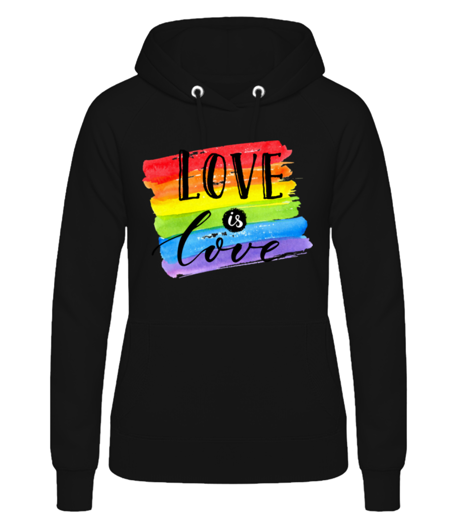 Love Is Love · Sweat à capuche basique pour femme
