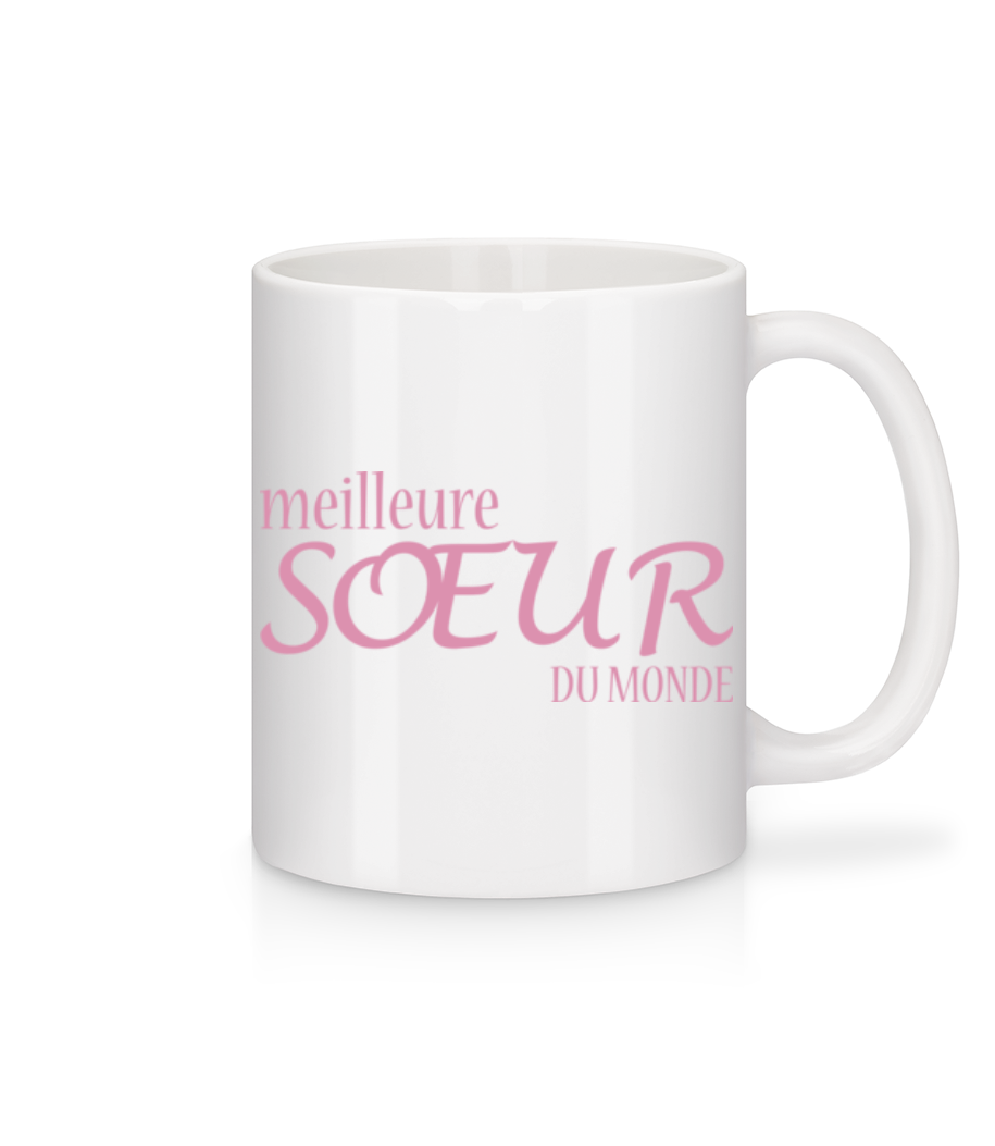 Meilleure Sœur Du Monde · Mug en céramique blanc