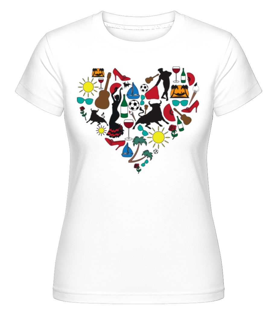 Cœur Espagne ·  T-shirt Shirtinator femme