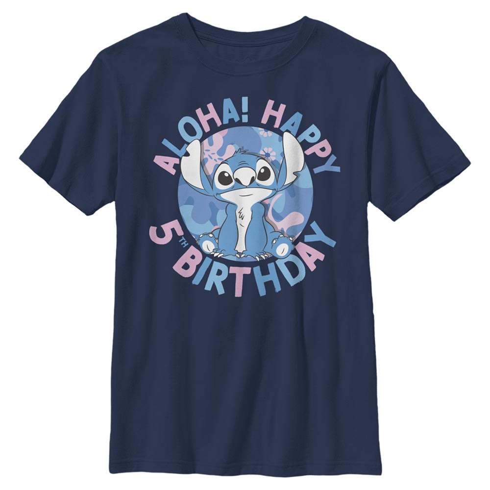 Disney Classics - Lilo & Stitch - Stitch 5th Birthday - Birthday - Enfant T-shirt