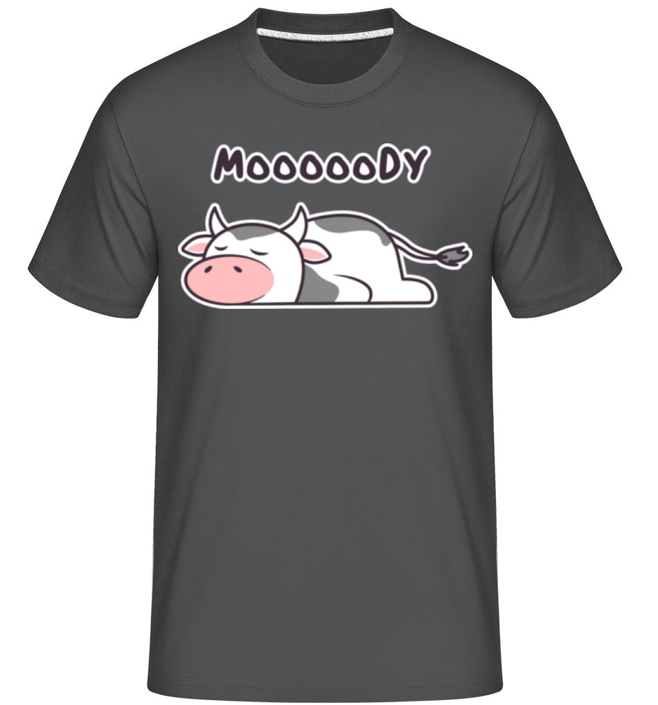 Moooody -  T-Shirt Shirtinator homme - Anthracite - Devant