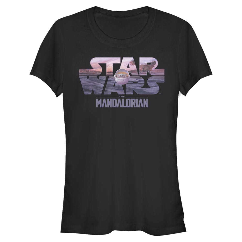 Star Wars - The Mandalorian - L'Enfant Child Logo Fill - Femme T-shirt
