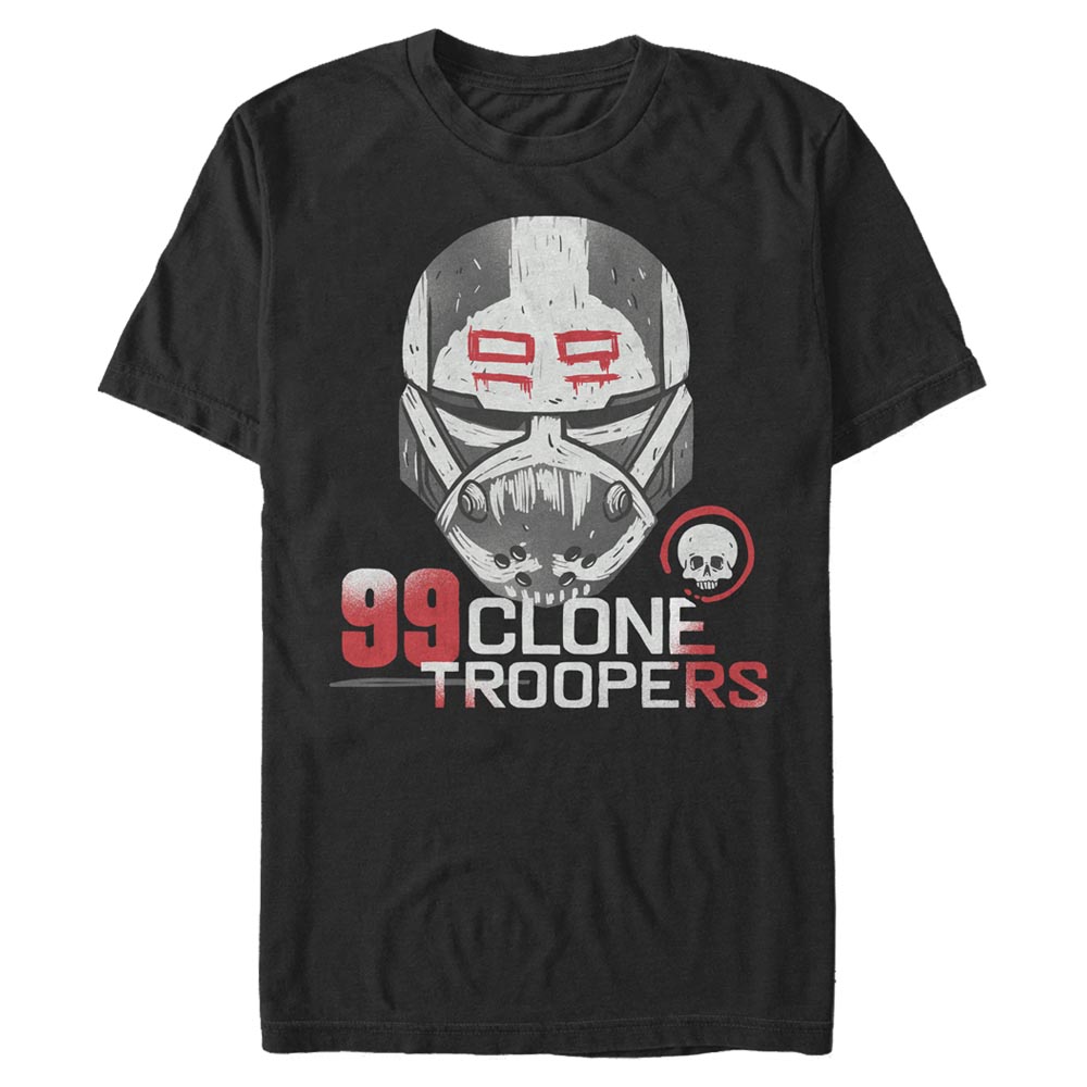 Star Wars - The Bad Batch - Logo Clone Batch - Männer T-Shirt - Schwarz - Vorne