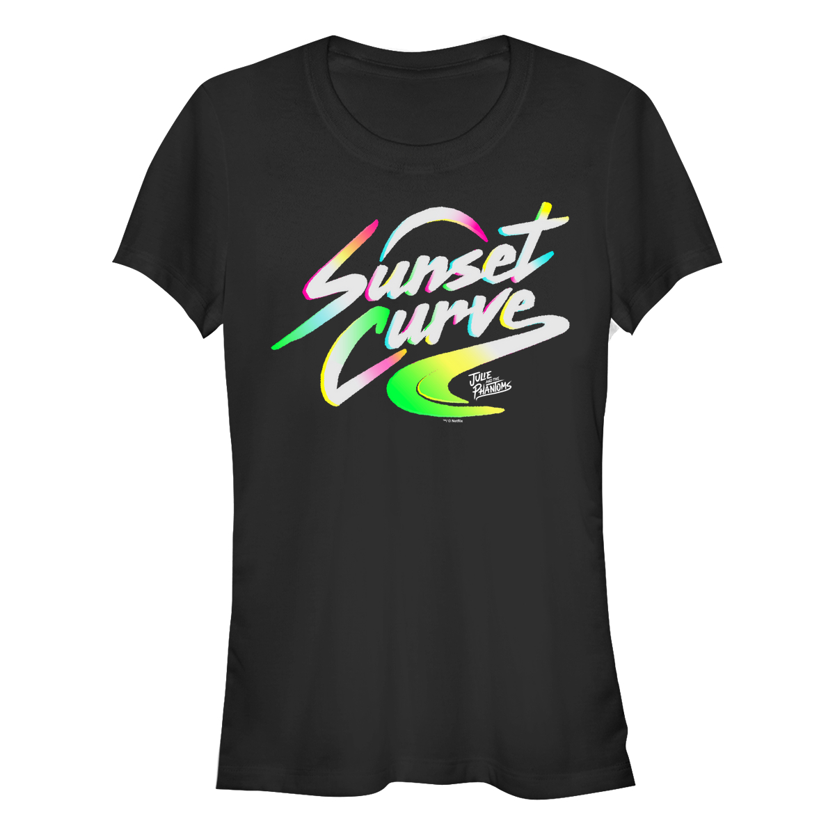Netflix - Julie And The Phantoms - Logo Sunset Curve - Femme T-shirt