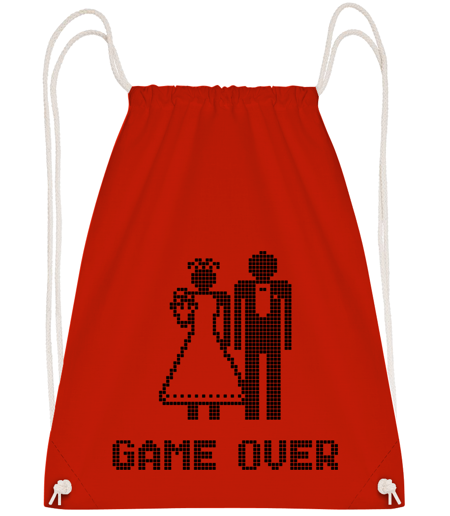 Game Over Sign Black · Sac à dos sport