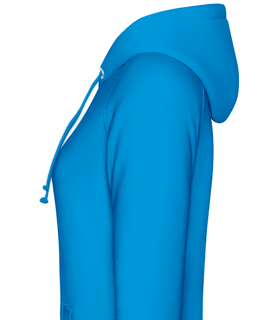 Pinguin An Weihnachten 1 - Frauen Hoodie - Hellblau - Links