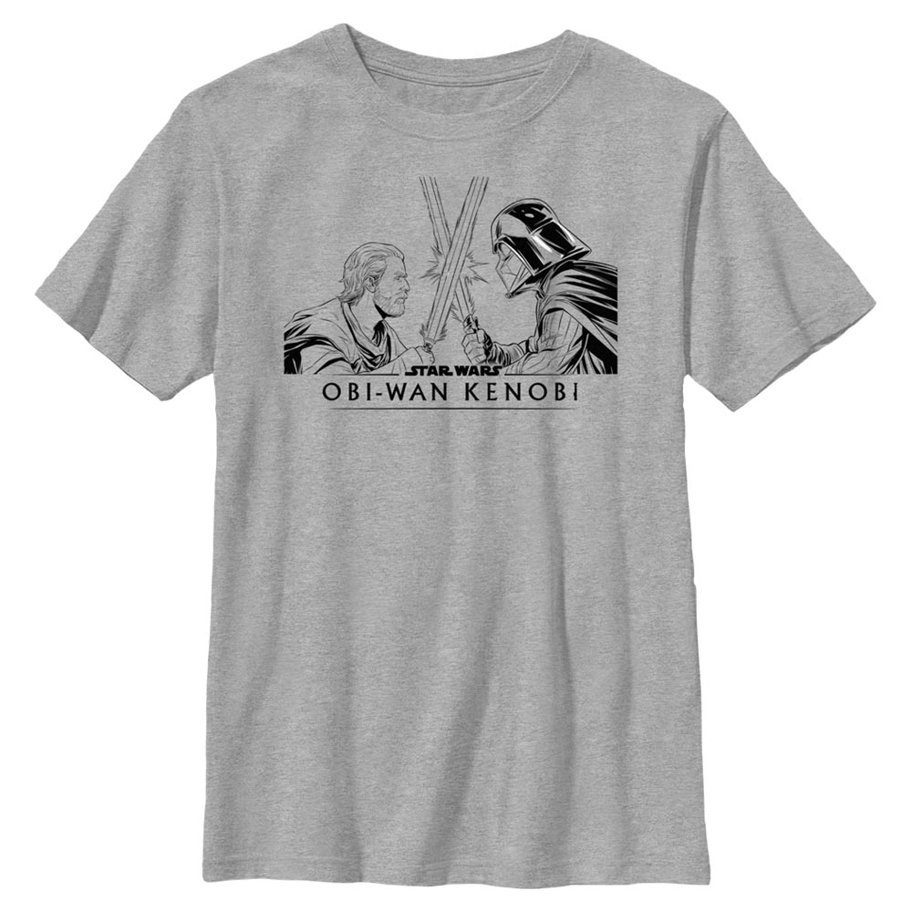 Star Wars - Obi-Wan Kenobi - Obi-Wan Kenobi & Darth Vader Obi Clash - Kinder T-Shirt