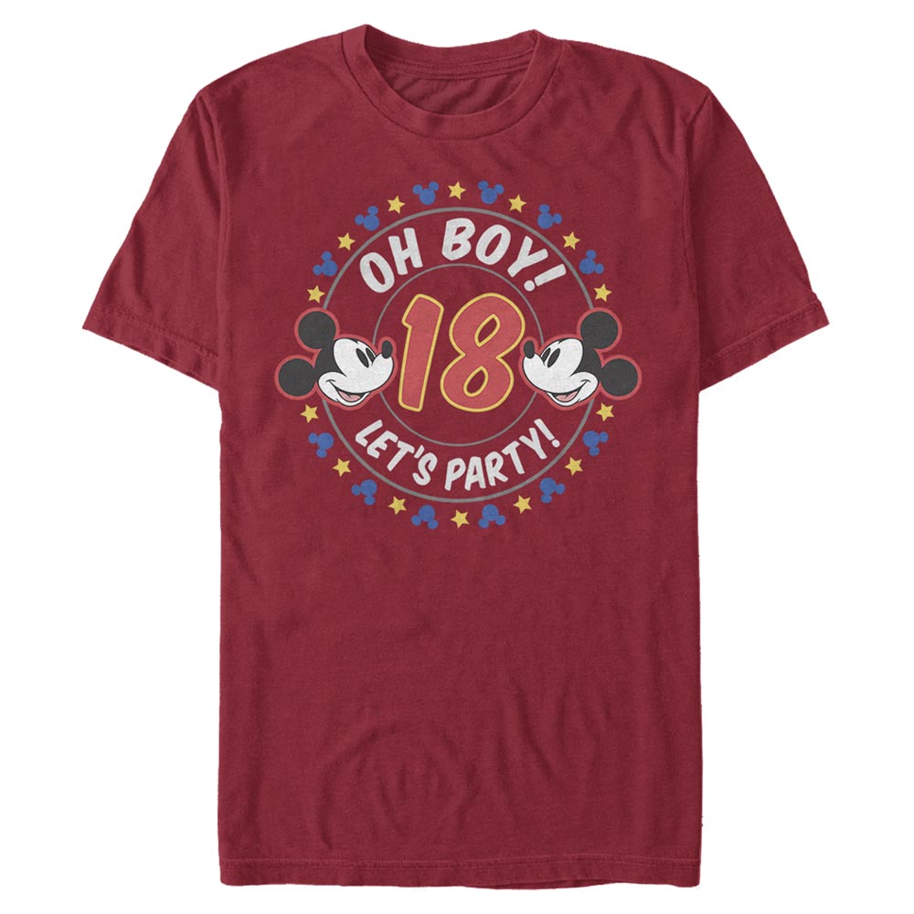 Disney Classics - Mickey Mouse - Mickey Mouse Oh Boy Mickey 18 - Homme T-shirt