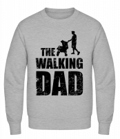 The Walking Dad - Männer Pullover - Grau Meliert - Vorn The Walking Dad - Männer Pullover - Grau Meliert - Vorn