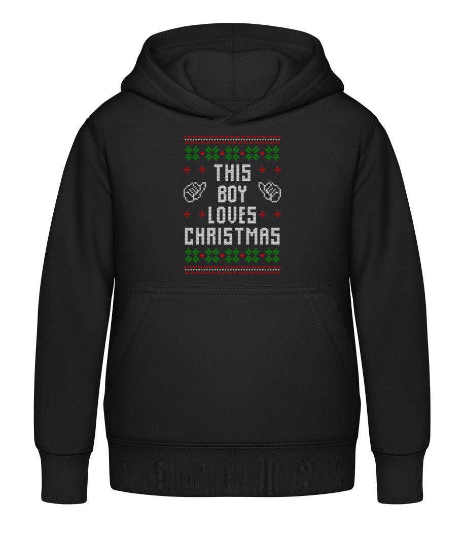This Boy Loves Christmas · Sweat à capuche Enfant
