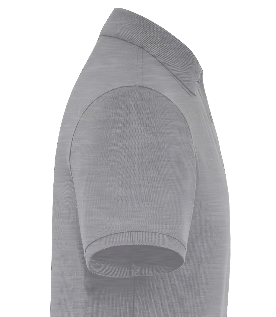 Aperçu: Polo Homme Slim Fit - Gris chiné - Droit