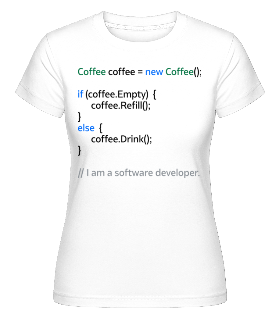 Coffee Loop ·  T-shirt Shirtinator femme