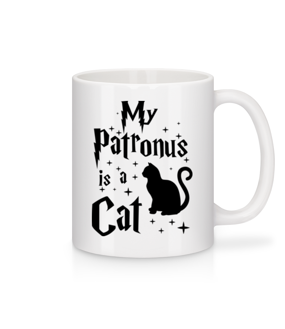 My Patronus Is A Cat · Mug en céramique blanc