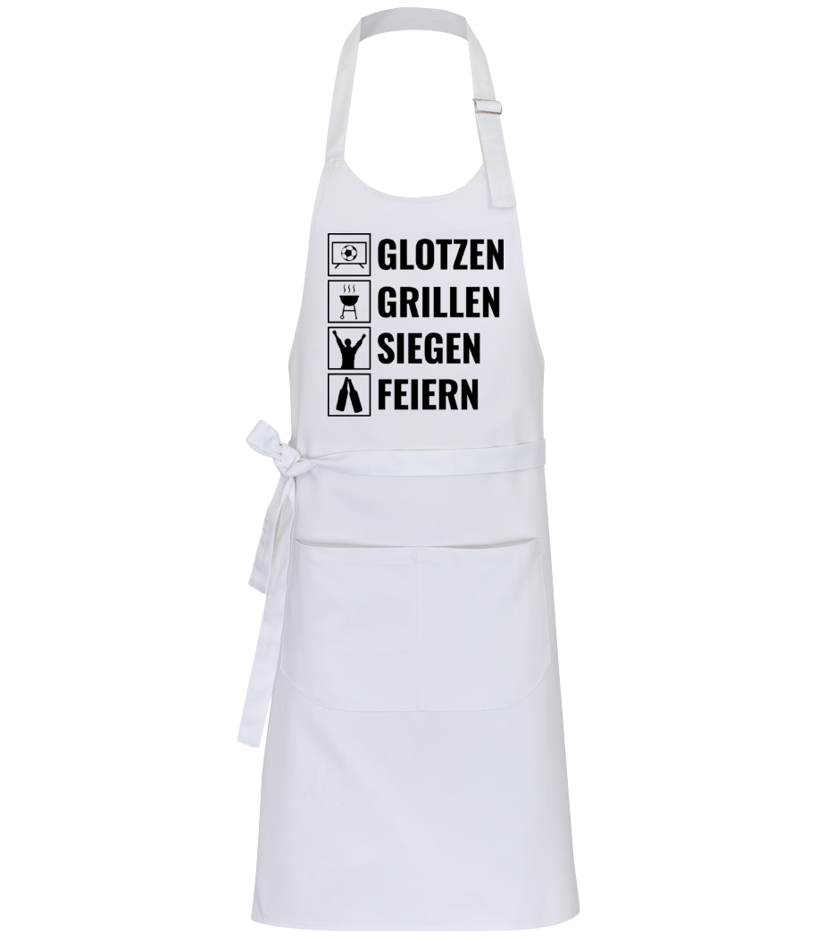Glotzen Grillen Siegen Feiern · Profi Kochschürze