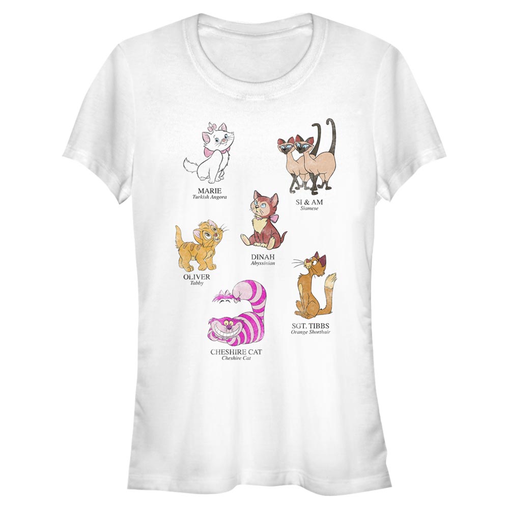 Disney Classics - Mickey Mouse - Photo de groupe Cat Breeds - Femme T-shirt