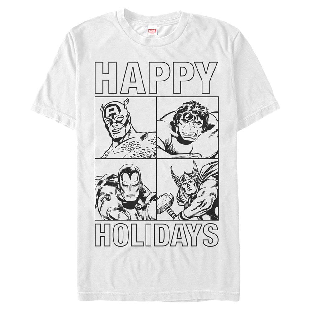 Marvel - Avengers - Photo de groupe Super Holiday - Christmas - Homme T-shirt