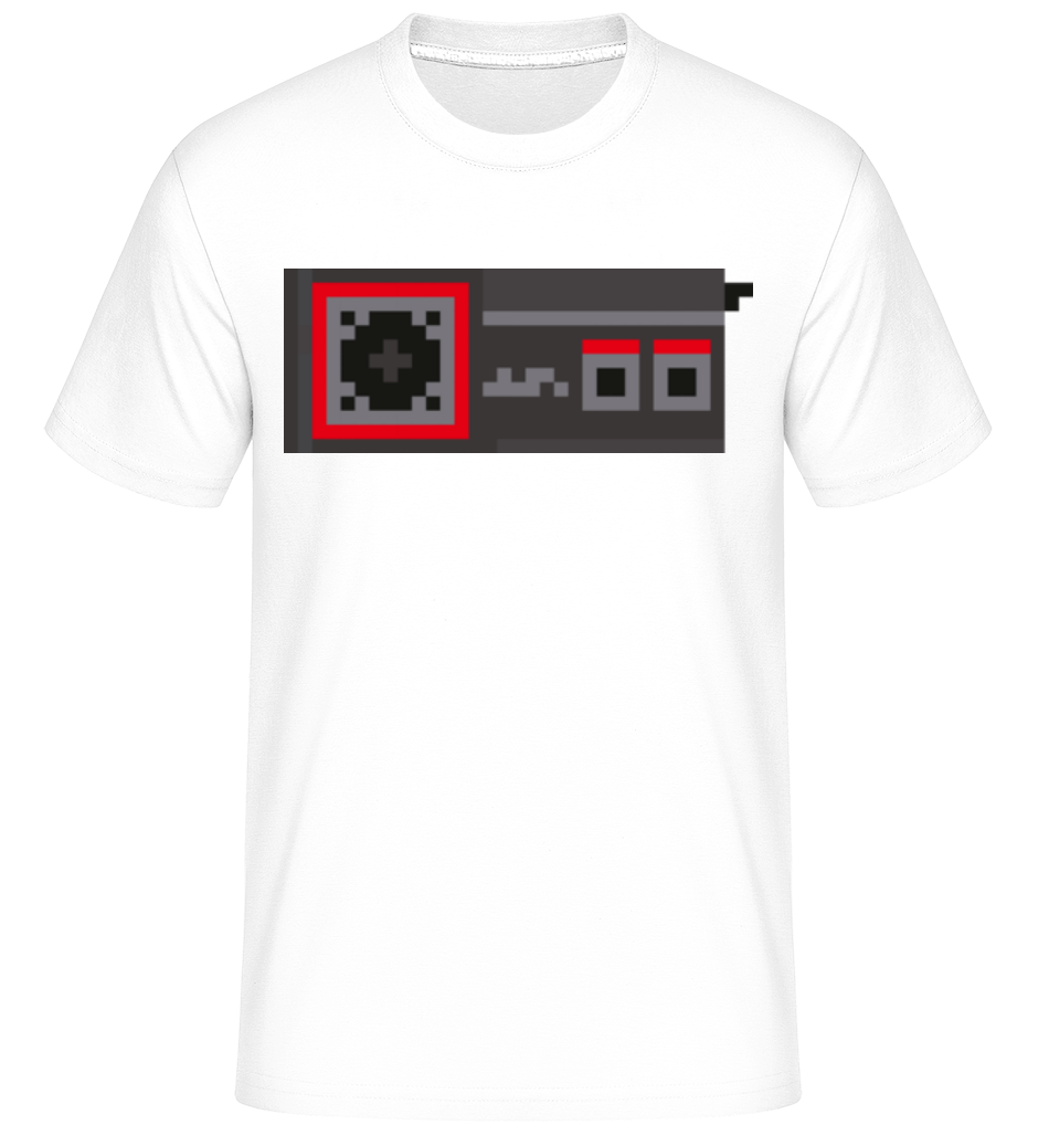 Contrôleur De Consoles Oldschool -  T-Shirt Shirtinator homme - Blanc - Devant