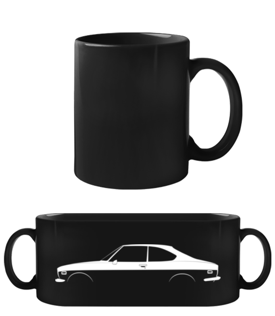 'Mazda RX-2' Silhouette · Tasse Noire