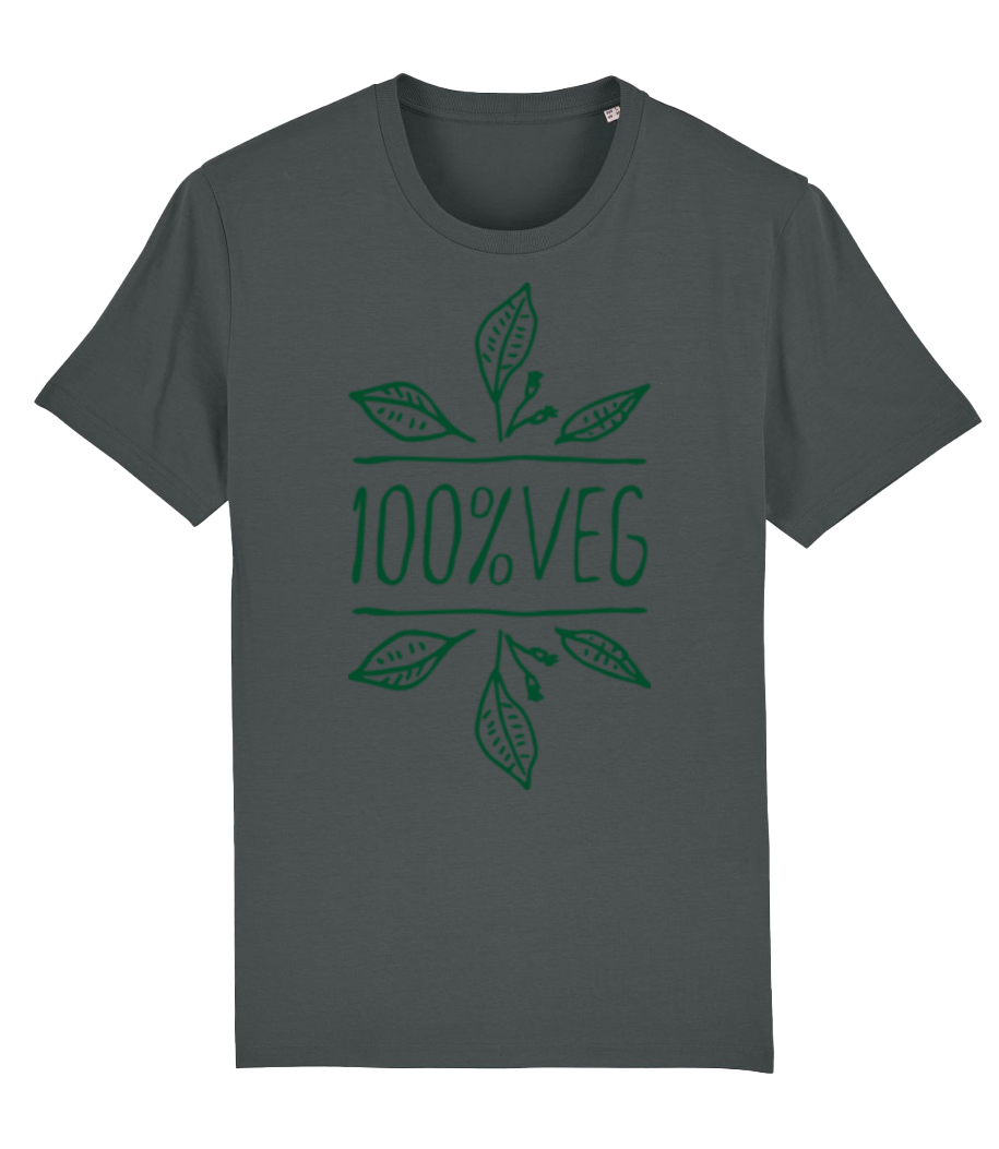 100 % Végétarien · T-shirt bio Homme Stanley Stella 2.0