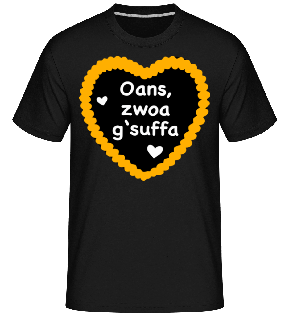 Oans Zwoa Gsuffa · Shirtinator Männer T-Shirt