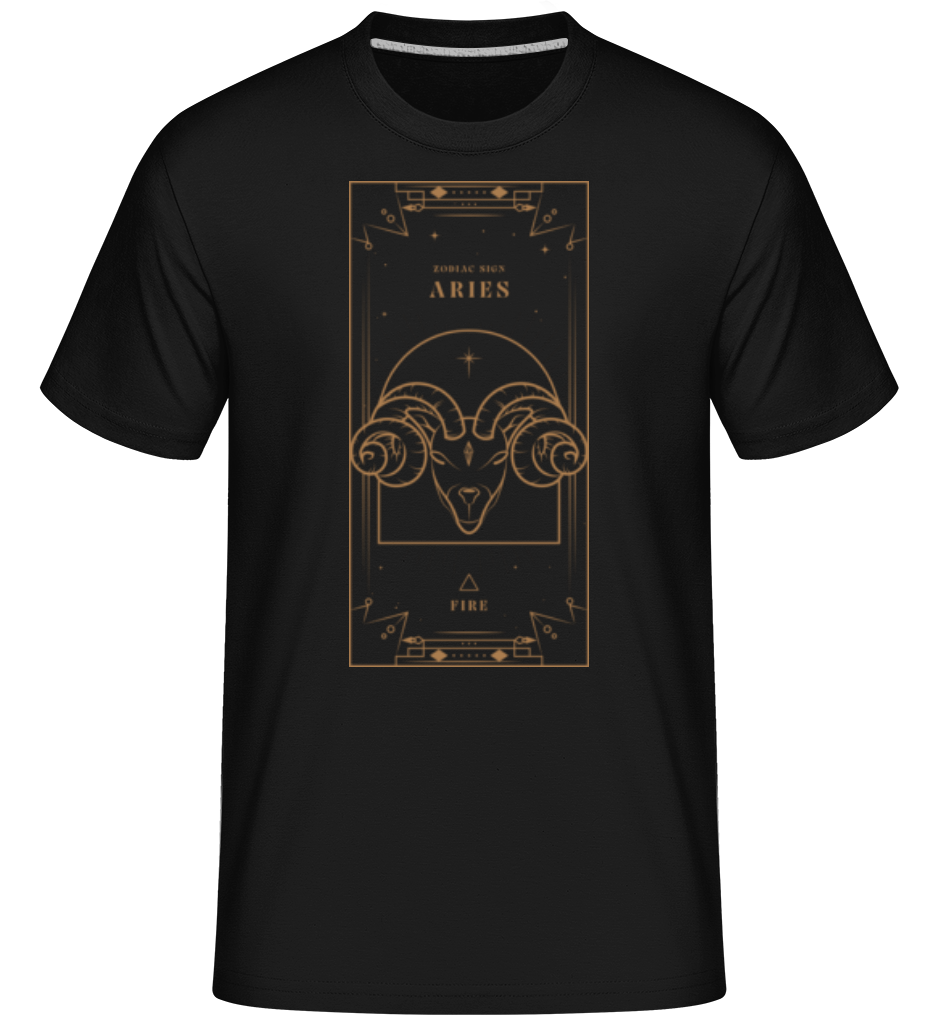Art Deco Zodiac Sign Aries ·  T-Shirt Shirtinator homme