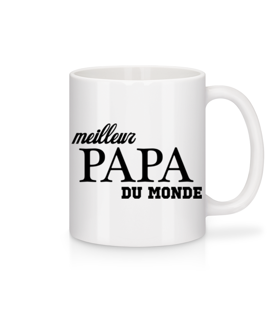 Meilleur Papa Du Monde · Mug en céramique blanc