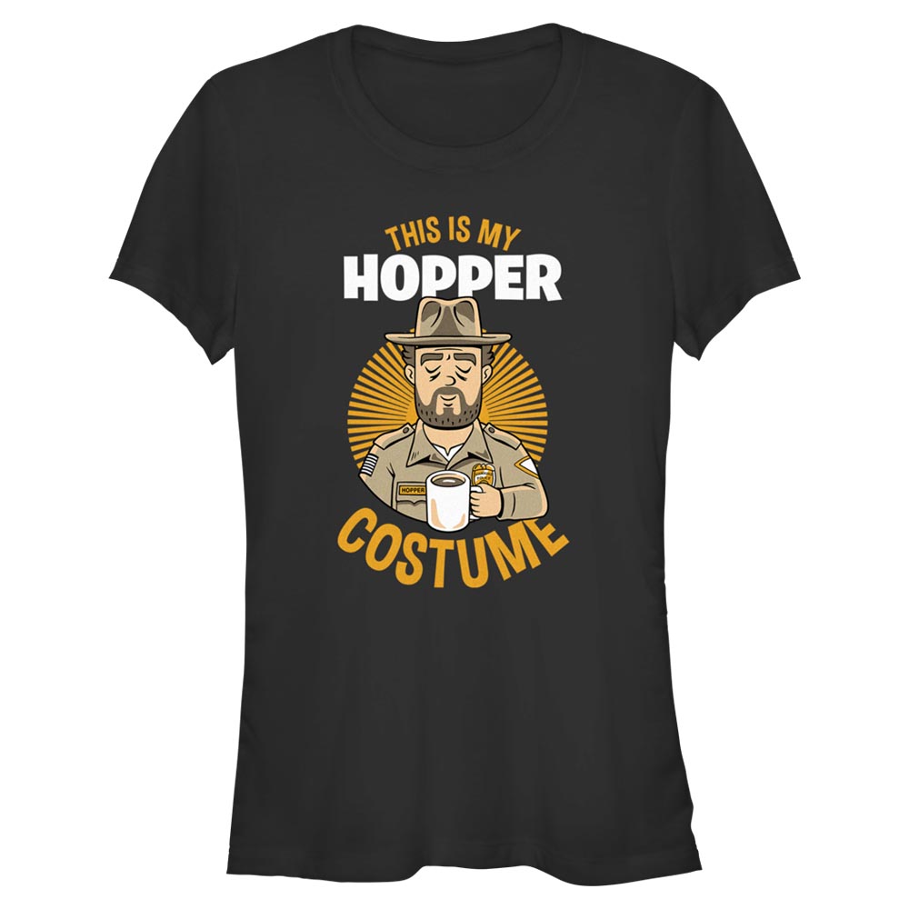 Netflix - Stranger Things - Hopper Costume - Halloween - Femme T-shirt