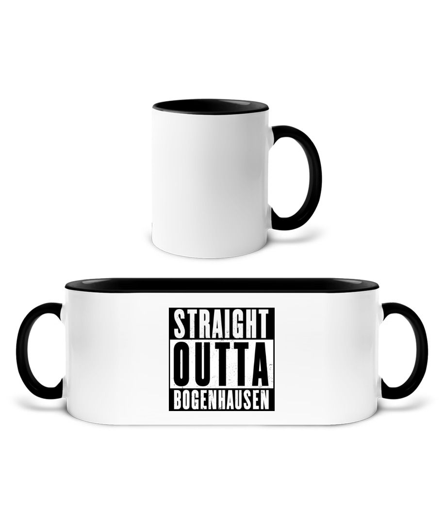 Straight Outta Bogenhausen · Tasse zweifarbig