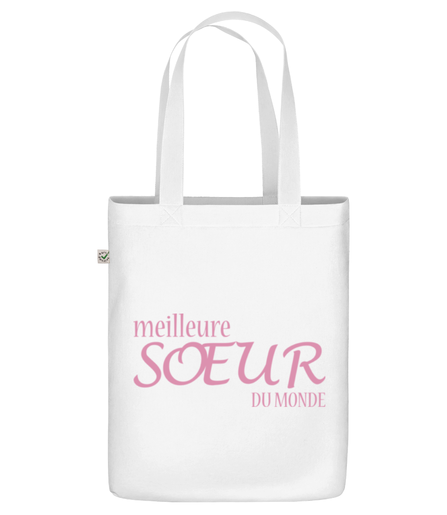 Meilleure Sœur Du Monde · Sac en toile bio