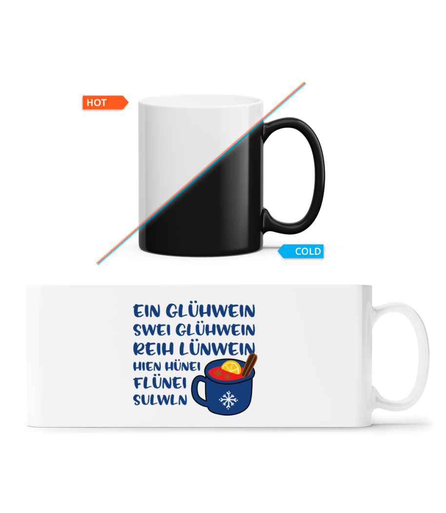Ein Glühwein · Zaubertasse
