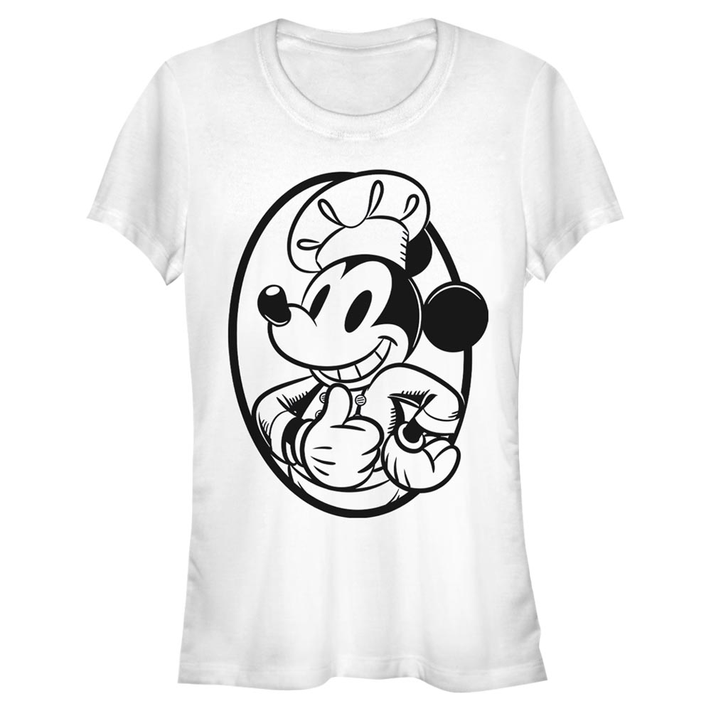 Disney - Mickey Mouse - Mickey Mouse Chef Mickey Circle - Femme T-shirt