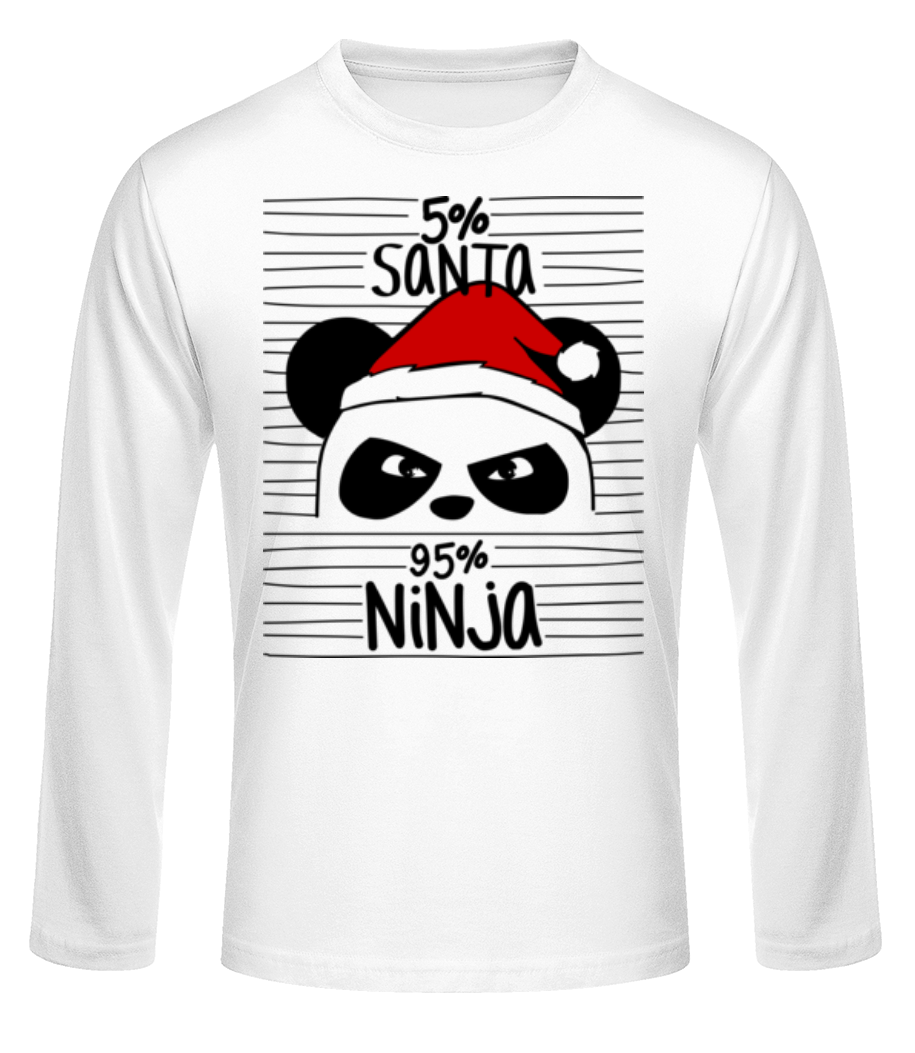 Santa Ninja Panda · T-shirt à manches longues standard Homme