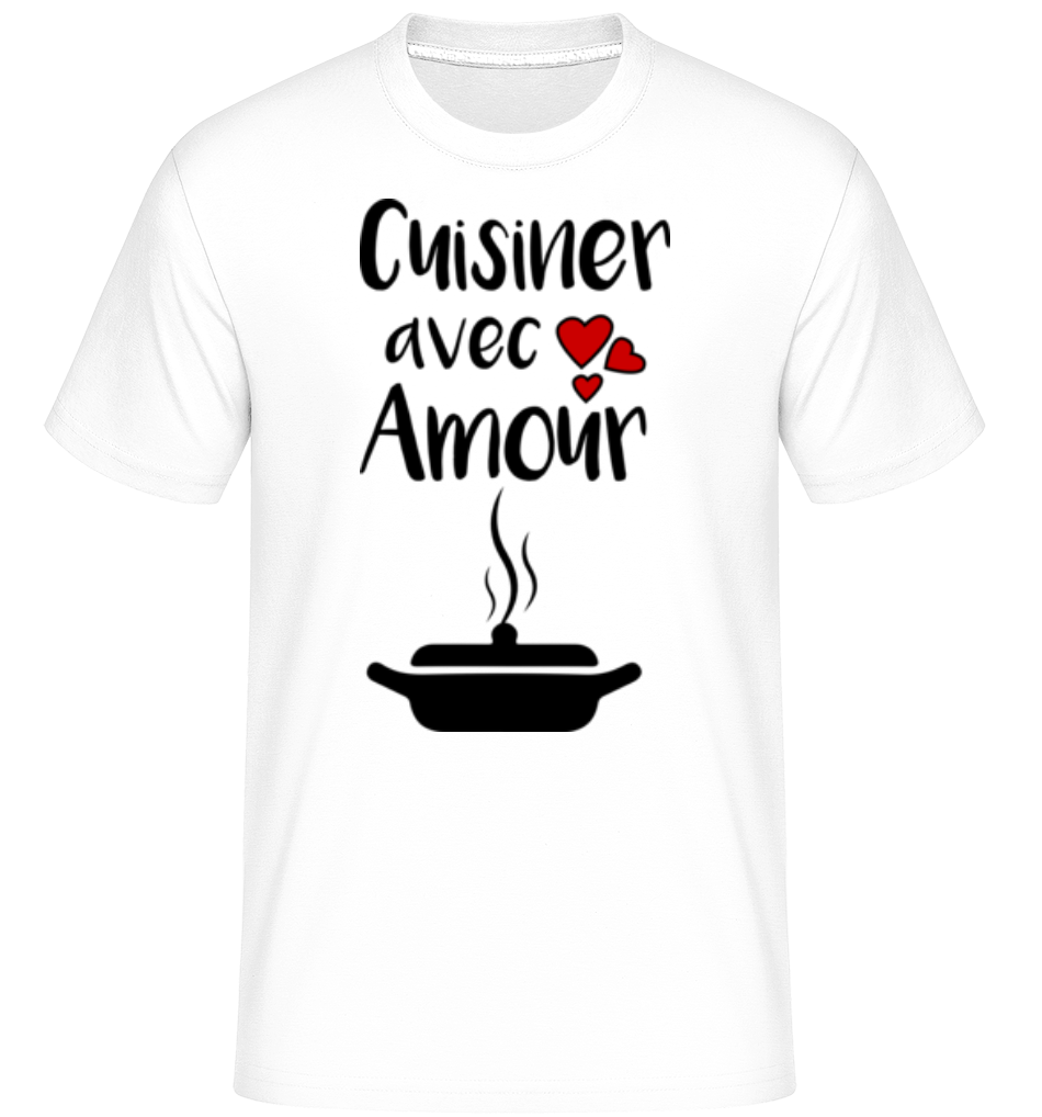 Cuisiner Avec Amour ·  T-Shirt Shirtinator homme