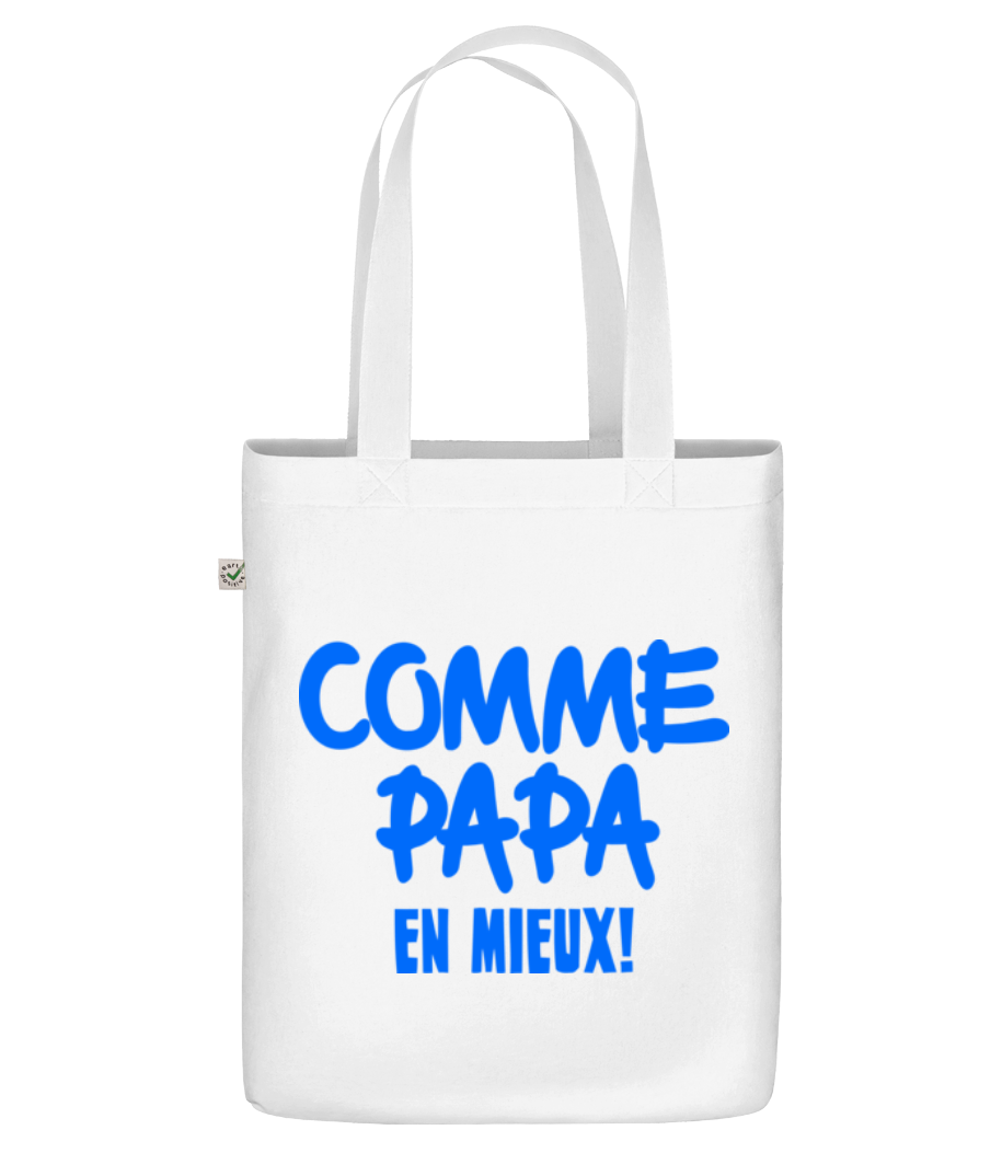 Comme Papa, En Mieux! · Sac en toile bio