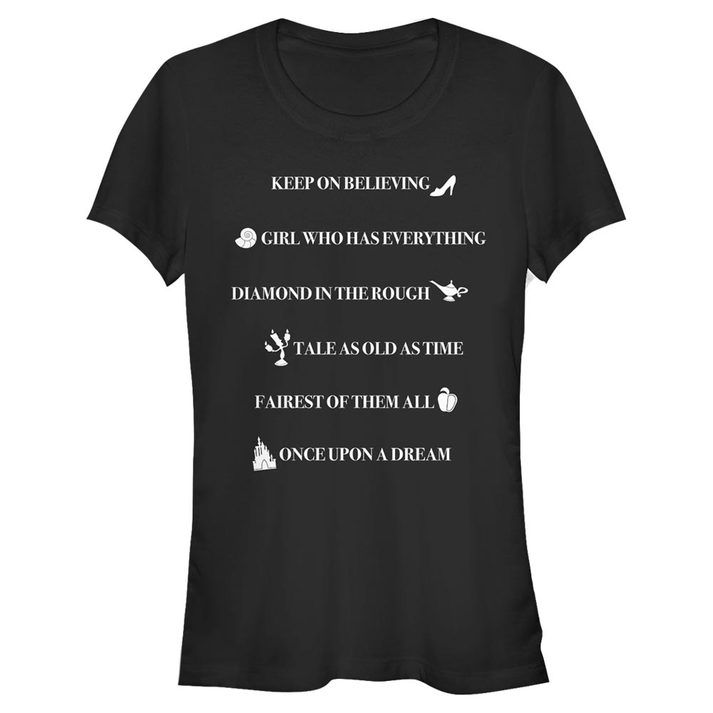 Disney - Princesses Disney - Photo de groupe Royal Quotes - Femme T-shirt