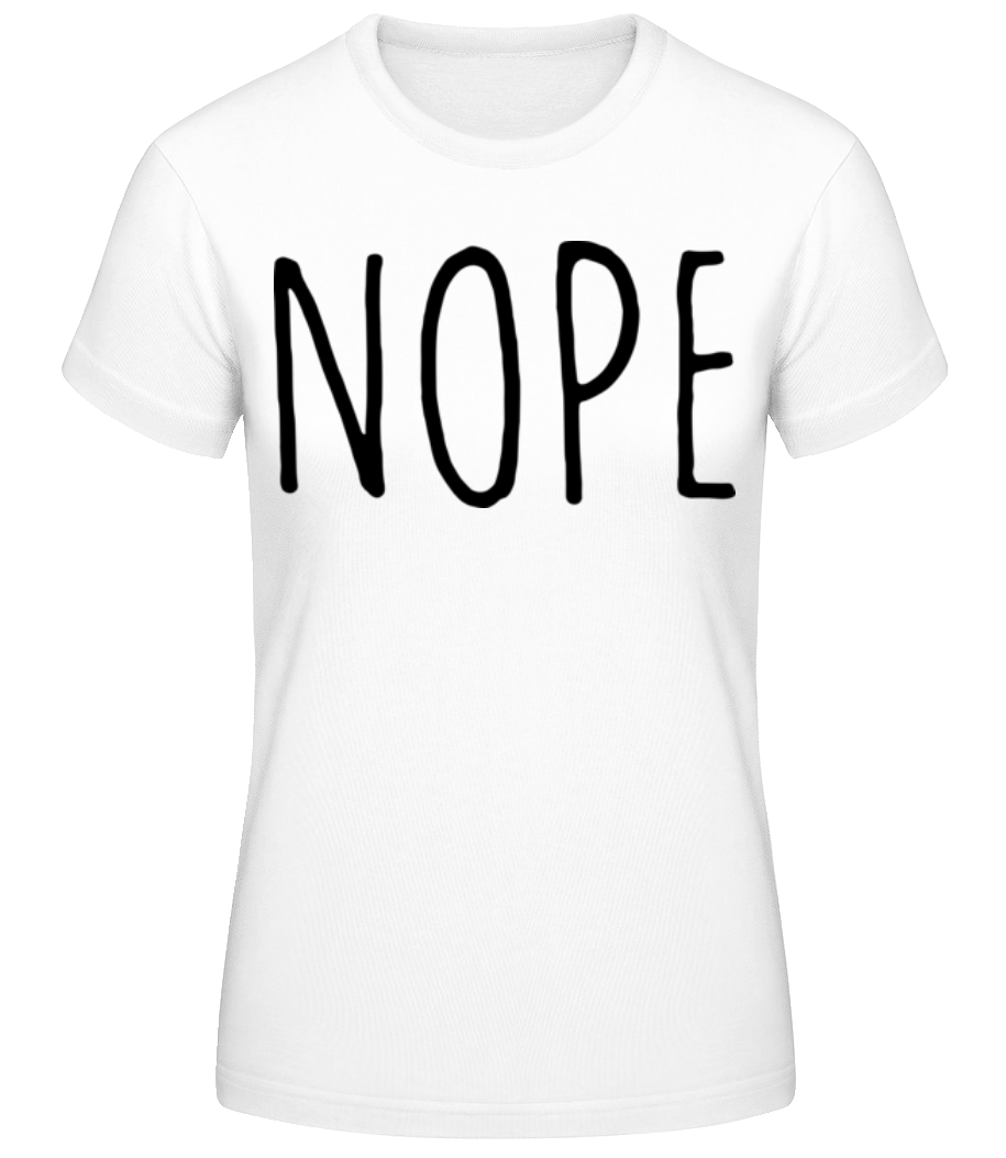 Nope · T-shirt standard Femme