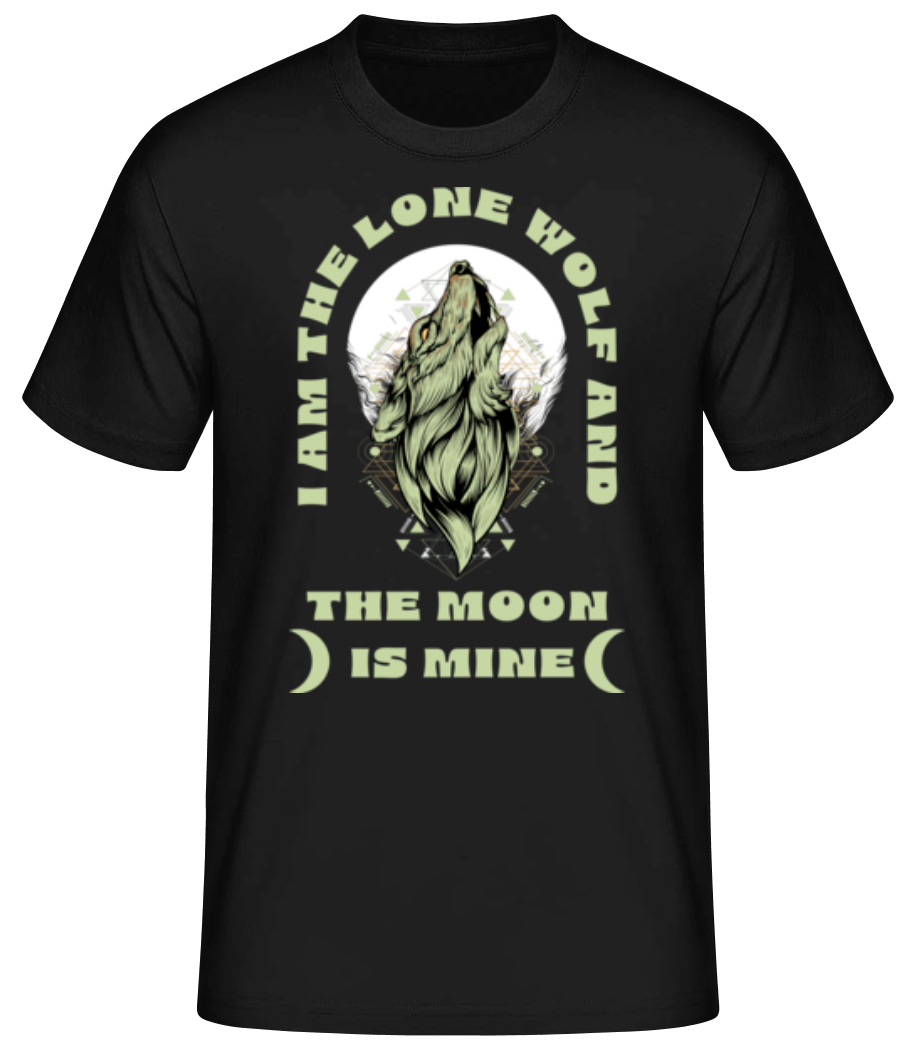 Aperçu: The Moon Is Mine - T-shirt standard Homme - Noir - Devant
