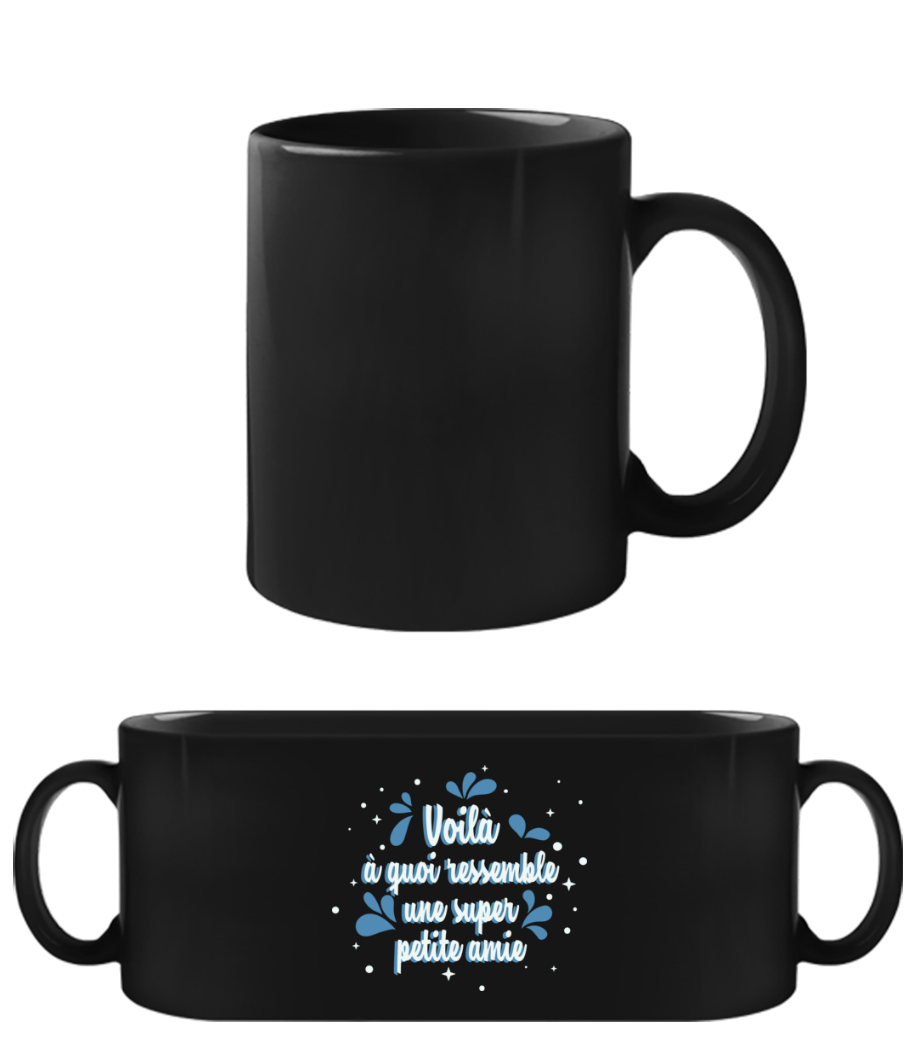 Voilà Une Super Copine · Tasse Noire
