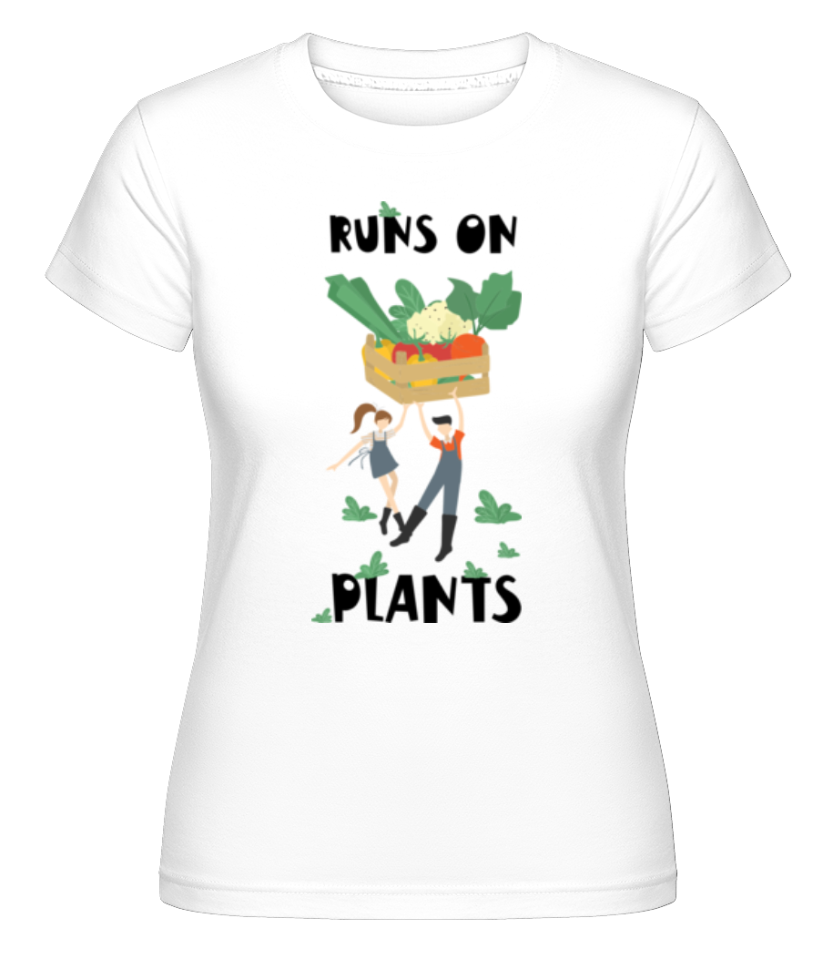Runs On Plants ·  T-shirt Shirtinator femme