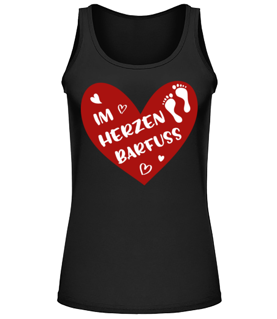 Im Herzen Barfuss · Frauen Tank Top