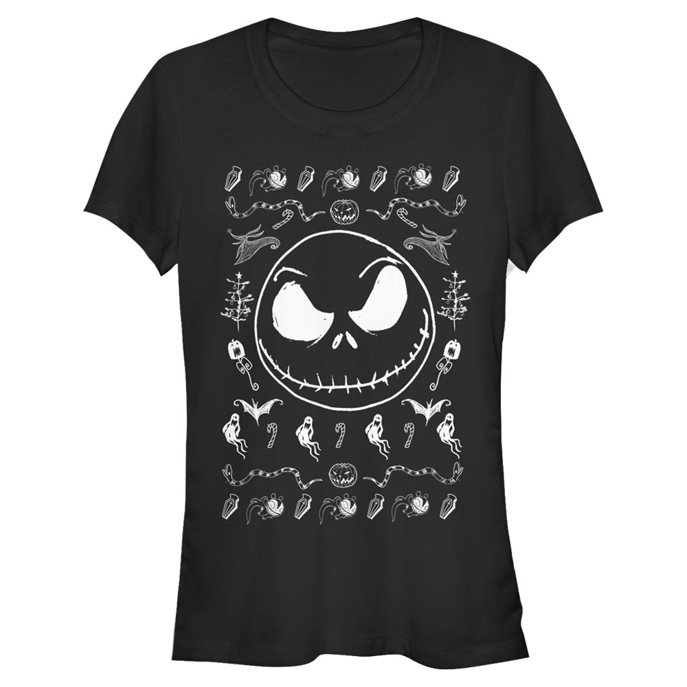 Disney Classics - L'étrange Noël de monsieur Jack - Jack Skellington Jack Spooky Sweater - Halloween - Femme T-shirt