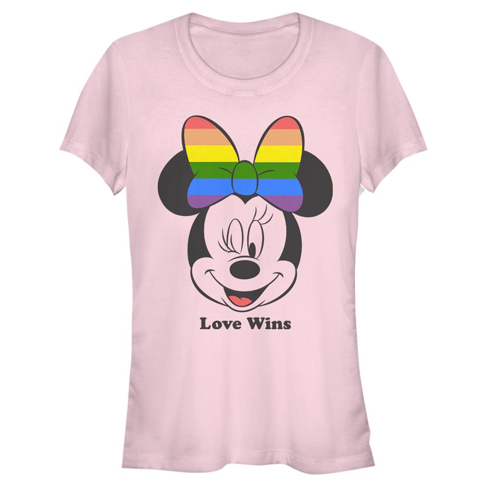 Disney Classics - Mickey Mouse - Minnie Mouse Love Wins - Pride - Femme T-shirt