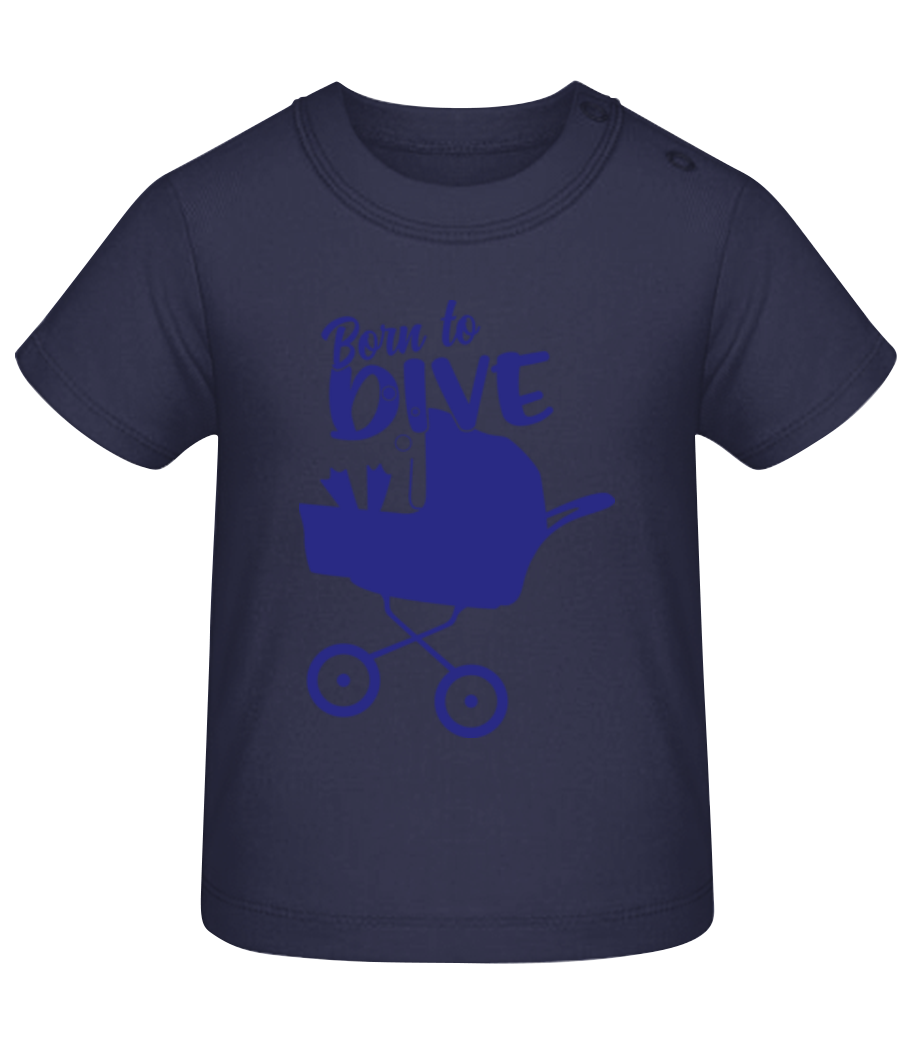 Born To Dive · T-shirt Bio Bébé