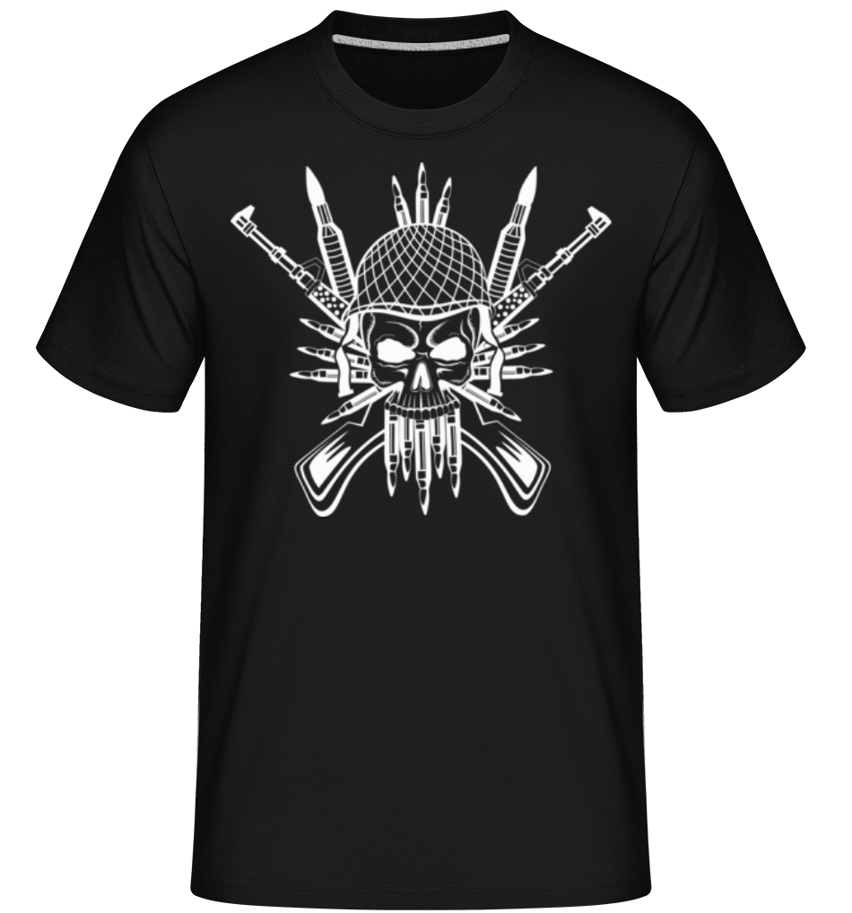 Tatouage De Crâne De Soldat ·  T-Shirt Shirtinator homme