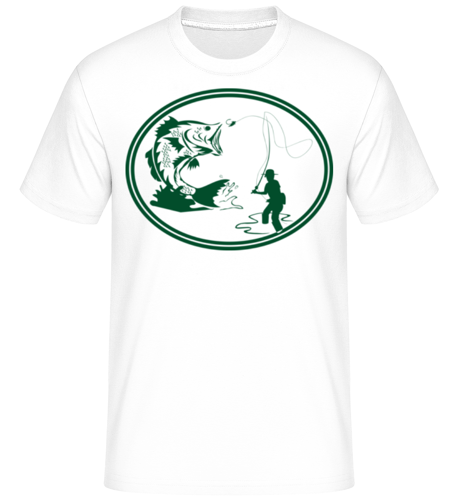 Fishing Icon Green ·  T-Shirt Shirtinator homme