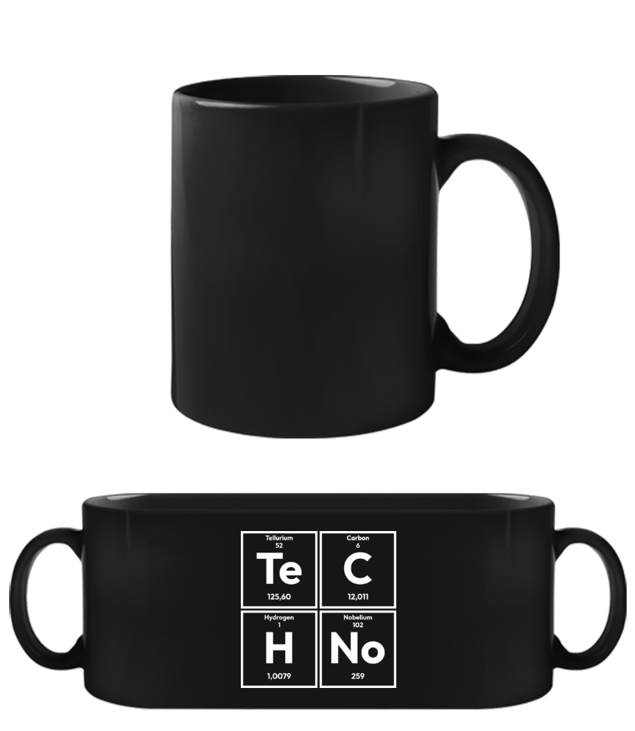Techno Periodic Table · Tasse Noire